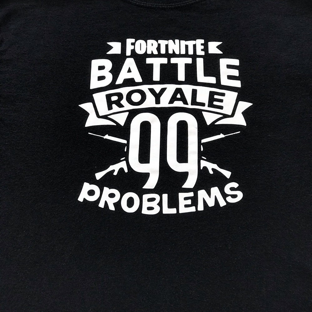 Fortnite Battle Royale 99 Problems T-shirt
Size Small Unisex 
100% Cotton - Picture 7 of 16